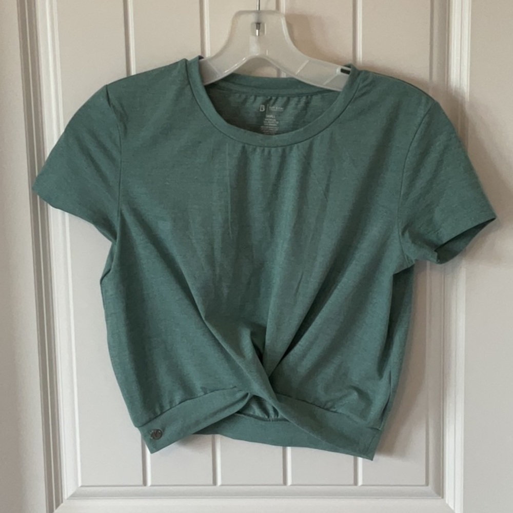 Buff bunny knotted crop top